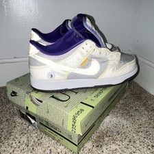 Nike Dunk Low UNDEFEATED x Union LA Court Purple White Opti Yellow DJ9649-500