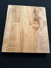 Curly Maple, Craft Wood, 14” Long, 12” Wide, 1 15/16” Thick, Dry
