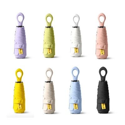 Small Pocket Sized Rain Umbrella Mini Sun Umbrella Foldable Sun Protections