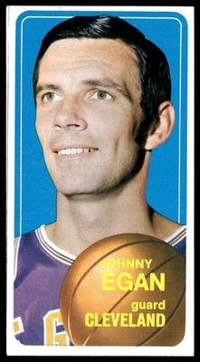 1970-71 Topps Card Basketball Johnny Egan Cleveland Cavaliers #34 EX-MT