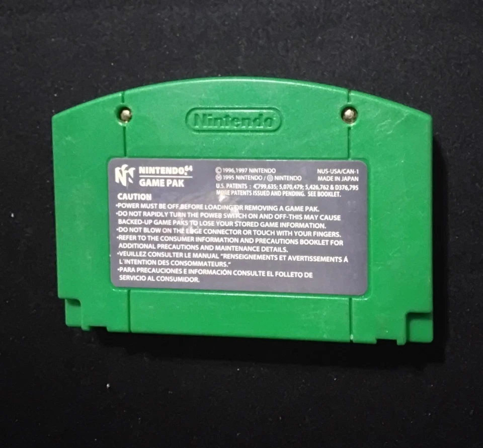 BattleTanx Global Assault N64 Nintendo 64 Authentic Cleaned Tested Tanks Green - Image 2 of 3