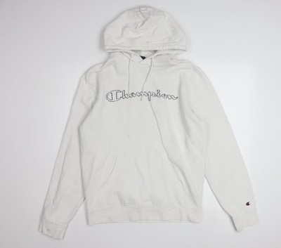 Weißer Pullover Hoodie Herren UK Größe M Champion