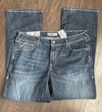 Ariat FR Jeans Womens 34R Mid Rise Boot Cut Stretch CAT2