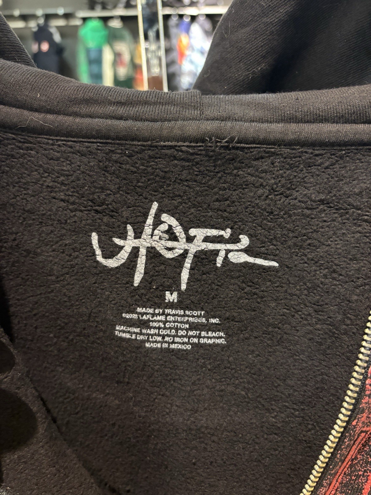 Travis Scott Reverse UTOPIA Zip Up - image 3