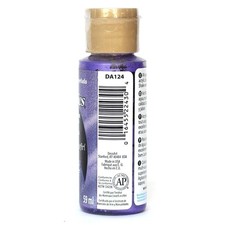 Decoart Dazzling Metallics Purple Pearl Acrylic Paint Set 2 Fl Oz Size