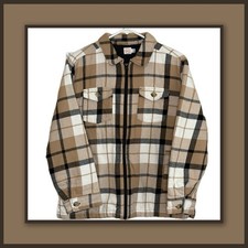 Wonder Nation Boy s Insulated Plaid Jacket Size XL Husky