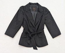 The Limited Women's Blazer Jacket Size S Black Belted Business Career