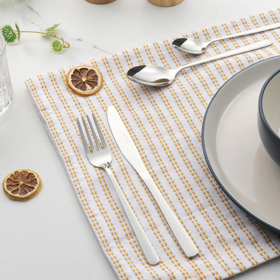 RH00023 Set di posate da 24 pezzi Deluxe Vienna posate moderne posate in acciaio - Immagine 3 di 4