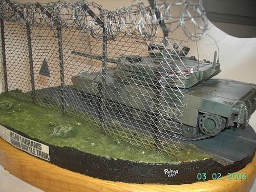 DIORAMA MILITAR MAQUETA M1 Abrams DESTINADO EN 1982 EN ALEMANIA - Imagen 4 de 5