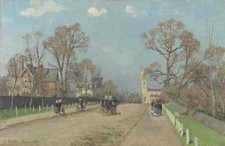 Camille Pissarro The Avenue, Sydenham A4 Print