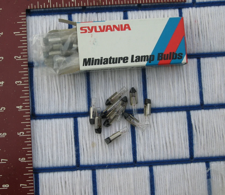 BOXof10new 120v 120PSB miniature T2 LIGHT BULB 34557 No. 5 slide base #5 GE or   - Image 3 of 3