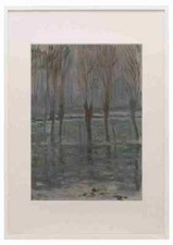 Claude Oscar Monet Flood Waters A3 A4 Framed Print Picture