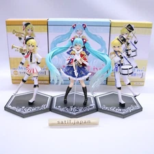 [USED] TAITO Vocaloid Hatsune Miku Kagamine Len Rin Winter Live Figure 3 Set