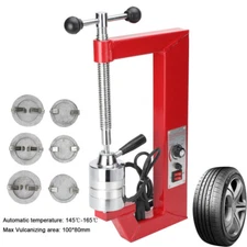Tire Patch Repair Tool Kit Spot Hot Vulcanizing Machine + 6 Mold Car Vulcanizer