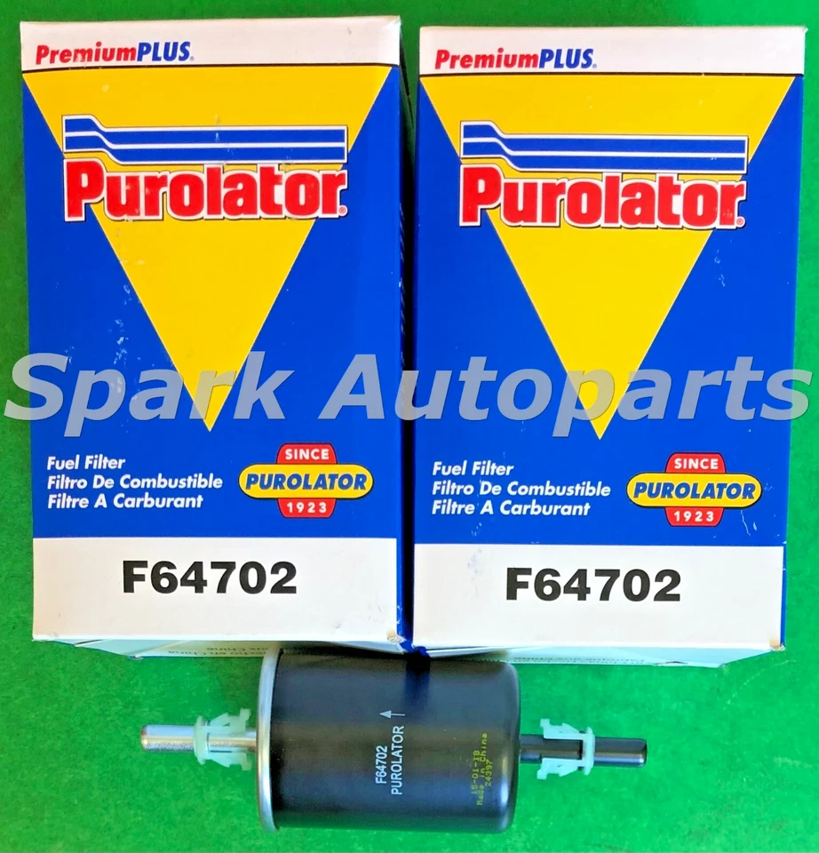 Lote de 2 filtros de combustible PUROLATOR F64702 para CHEVROLET, GMC, 25121468, 25121978 Foto 2 de 3