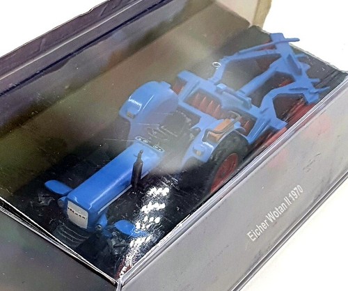 Hachette 1/43 Scale Model Tractor HL82 - 1970 Eicher Wotan II - Blue - Picture 5 of 5