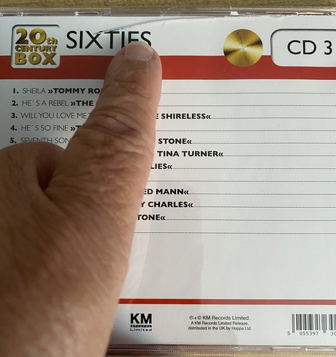 Preowned "The Best Of The 60's Rock n' Roll" (CD BOX SET). 5 CD'S, 40 Artists. - Imagen 8 de 10