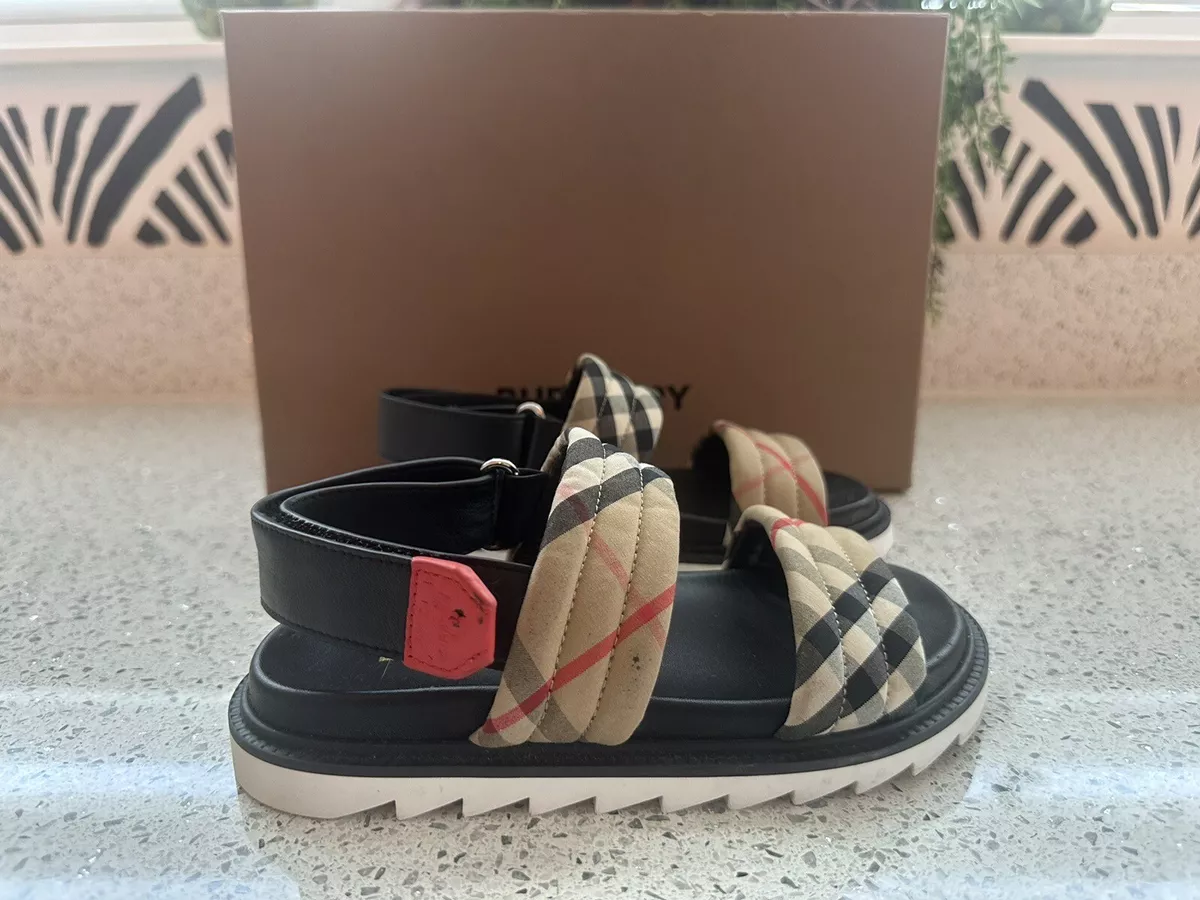 Burberry sandals top kids silver