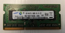 Samsung 2GB DDR3 10600S Laptop Memory