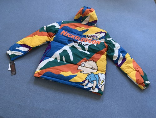 MEMBERS Only x Nickelodeon RUGRATS GIANT SCREEN AO ALL OVER HOODED JACKET - Picture 6 of 12