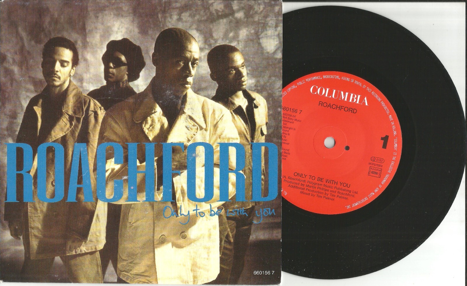 ROACHFORD Only to be with you UNRELEASED EUROPE 7 INCH Vinyl Single USA seller