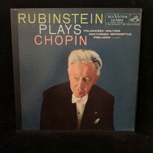 CHOPIN - RUBINSTEIN PLAYS CHOPIN (piano works) - RCA SD 6LP BOX 1958