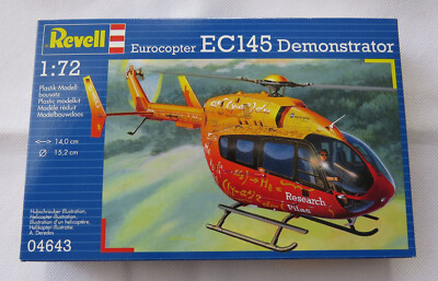 Revell 1/72 Eurocopter EC-145 Demonstrator Helicopter Model Kit 04643 4643