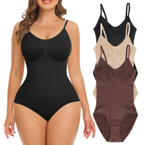 3er Pack Shaping Snatched Bodysuit, Shaping Bodysuit Snatched Shapewear Bodysuit - Bild 15 von 18
