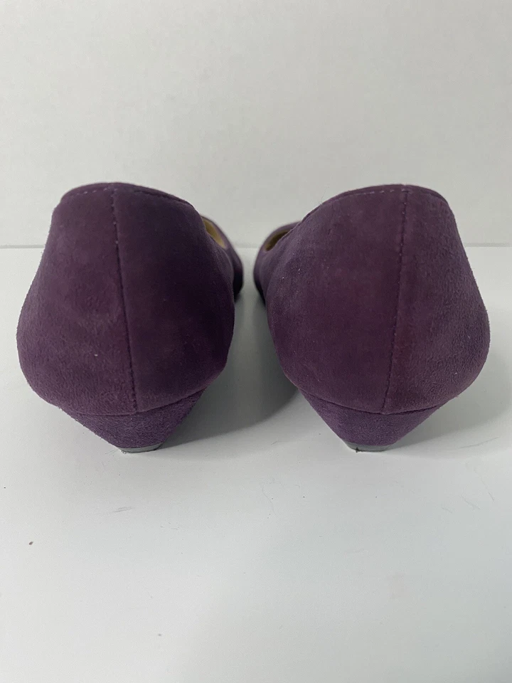 Steven By Steve Madden 紫色麂皮绒平底鞋。 7.5 码 — 第 3/4 张图片