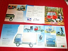 N°4700  / dépliant utilitaire diesel ERAD à moteur KUBOTA ou FARYMAN  1986