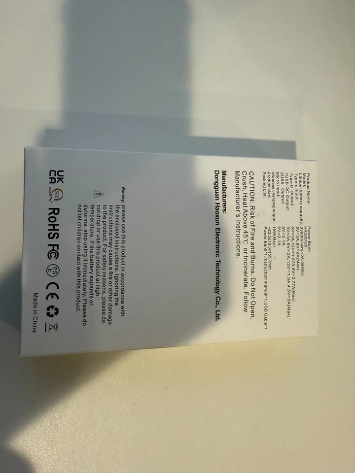 Cargador Portátil Inalámbrico Banco de Alimentación, 33800mAh 15W Carga Inalámbrica Rápida/H Foto 2 de 4