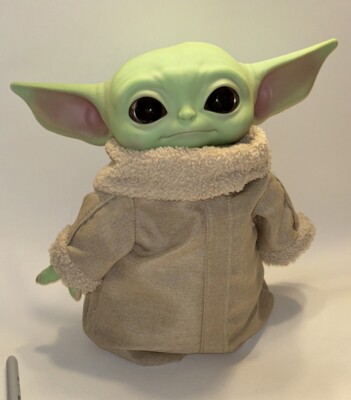 Star Wars Mandalorian The Child 11'' Plush Baby Yoda Doll Toy Mattel