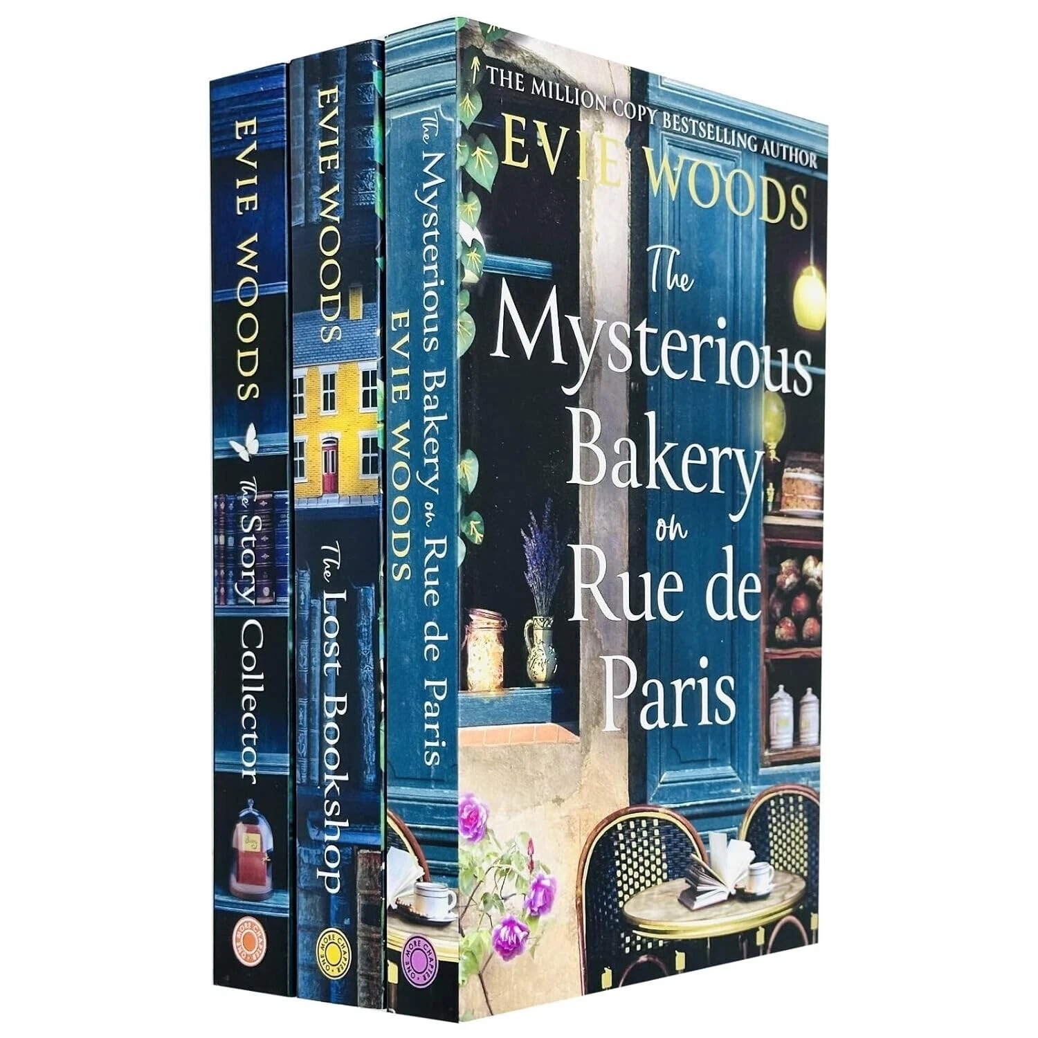 Evie Woods Collection 3 Books Set Lost Bookshop,Mysterious Bak,Story Collector
