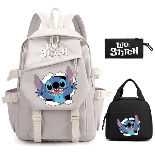 3-teiliges/Set Disney&Lilo&Stitch Rucksack Brotzeittaschen Rucksack Reiserucksack Mochila - Bild 62 von 65