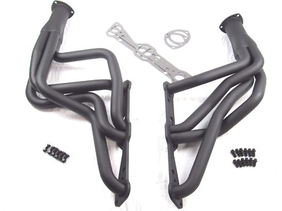  1967-69 Pontiac Firbeird 350 400 455 Long Tube Header Black H60403BK