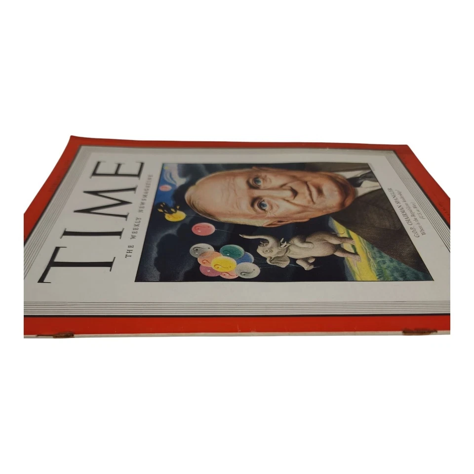 Vintage Time Magazine February 14 1944 Issue Featuring GOP Chairman Spangler Cov - Image 4 of 4