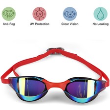 Swimming Goggles Clear Comfortable Anti-UV Anti-Fog Swim Glasses For Adult Men