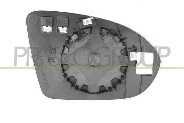 Prasco Spiegelglas AußEnspiegel Links Passend FüR Opel Astra K B16 Caravan-image