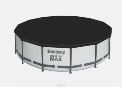 Bestway 14' x 42'' Steel Pro MAX Swimming Pool COVER ONLY Black