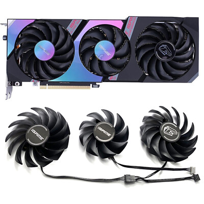For Colorful RTX3080 3070ti 3070 3060 IGAME UltraWhite Graphics Card Cooling Fan
