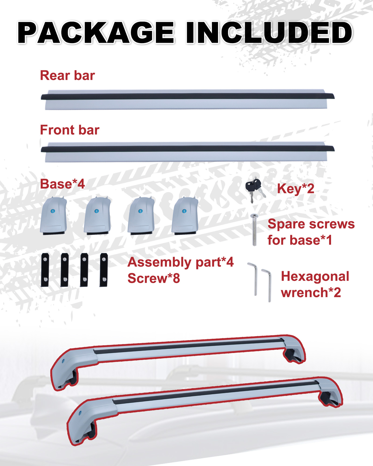 Roof Cargo Racks for Lexus NX NX200t NX300 NX300h 20152021 Roof Rack Cross Bars eBay