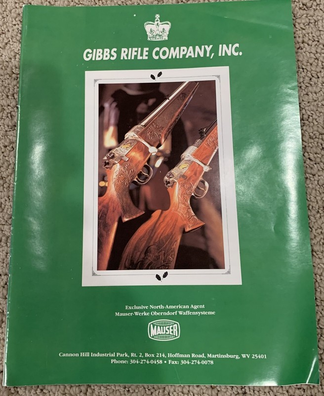 1993 GIBBS RIFLE FIREARMS GUNS DEALER/RETAIL PRICES  MAUSER RIFLES PISTOLS LUGER
