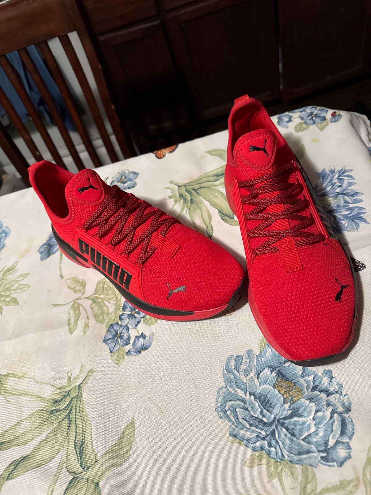 Brand New Red Puma Shoes Size 8 for Men/Women