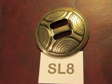 TRINITY CONCHOS ROUND SL8 Solid Nickel S. VINTAGE High Quality USA Leather Craft