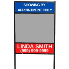 Real Estate Sign Riders 6X24 Weather & Fade Proof Sign Riders Aluminum