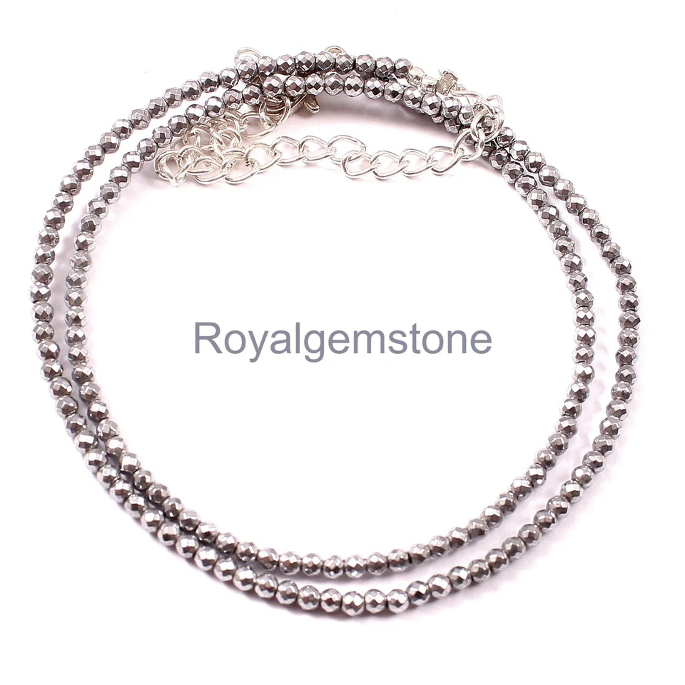 Laboratorio - Diamante - Cuentas de diamante, cuentas de rondelle facetadas, cuentas de diamante Foto 3 de 4