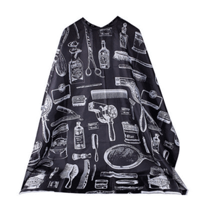Hair-Cutting-Cape-Large-Salon-Hairdressing-Hairdresser-Gown-Barber-Cloth-Black