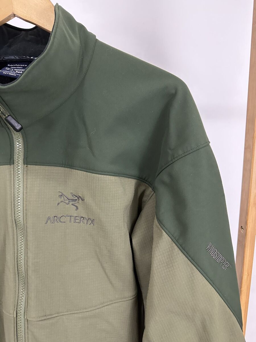 VTG Arc'teryx Two Tone Green Sigma AR Windstopper Softshell VTG Arc'teryx Two Tone Green Sigma AR Windstopper Softshell