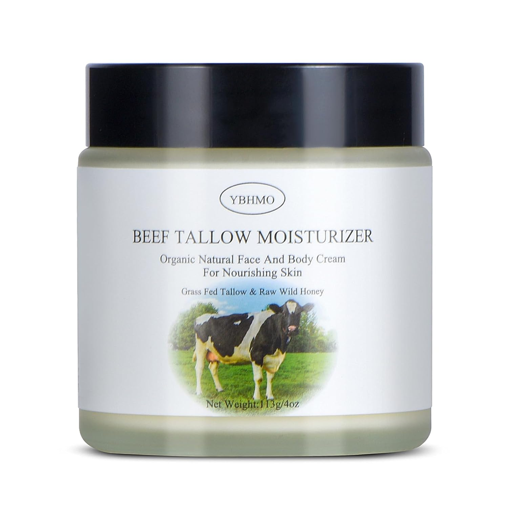 Beef Tallow Moisturizer,Beef Tallow for Skin,Organic Grass Fed Beef Tallow wi...