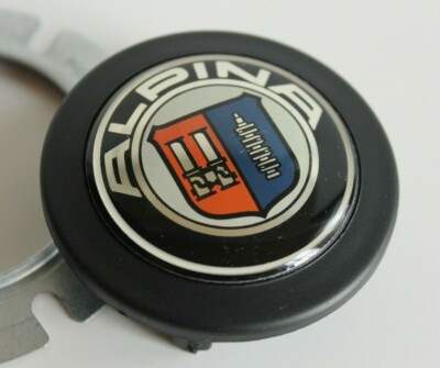 Horn Button Fits For BMW ALPINA Used Badge MOMO Sparco Raid Nardi Steering